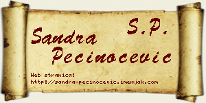 Sandra Pečinoćević vizit kartica